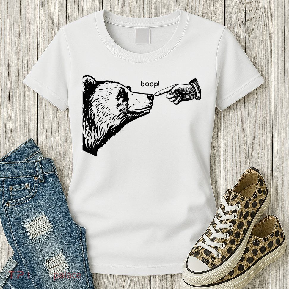 Boop Bear Womens T-Shirt