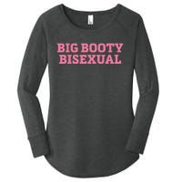 Big Booty Bisexual Funny Lgbtq Pride Month Women's Perfect Tri Tunic Long Sleeve Shirt