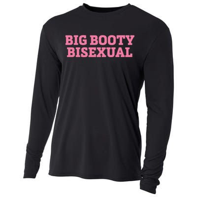 Big Booty Bisexual Funny Lgbtq Pride Month Cooling Performance Long Sleeve Crew