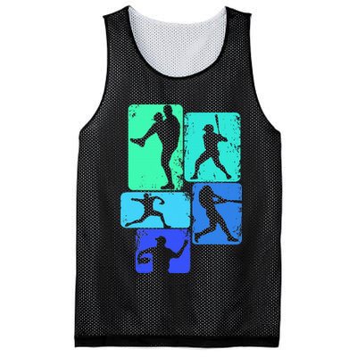 Baseball Batter Mesh Reversible Basketball Jersey Tank