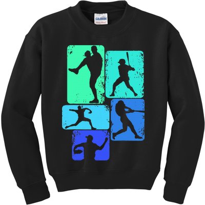Baseball Batter Kids Sweatshirt