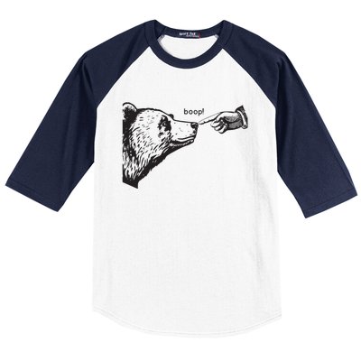 Boop Bear Baseball Sleeve Shirt