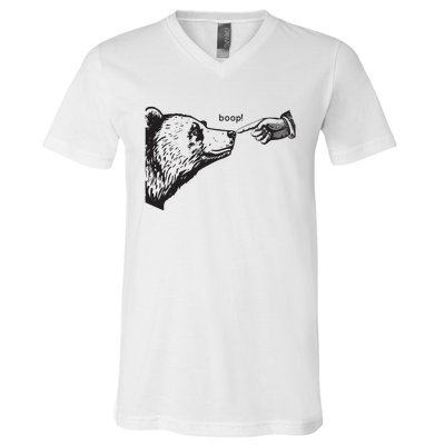 Boop Bear V-Neck T-Shirt