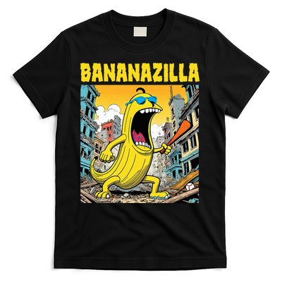 Bananazilla Banana Baseball Monster Bananas T-Shirt