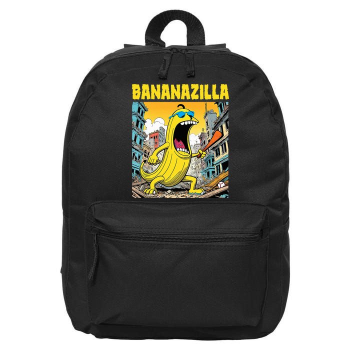 Bananazilla Banana Baseball Monster Bananas 16 in Basic Backpack