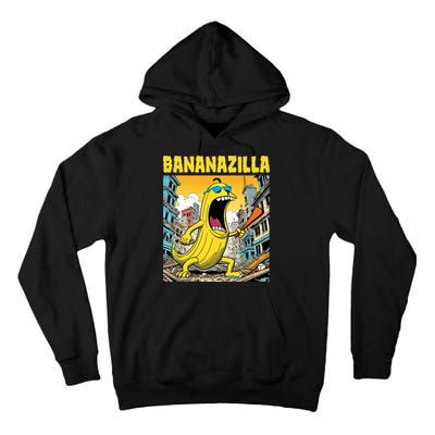 Bananazilla Banana Baseball Monster Bananas Tall Hoodie