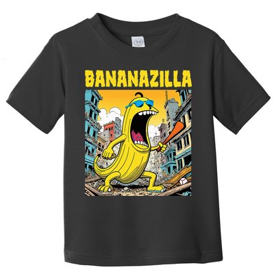 Bananazilla Banana Baseball Monster Bananas Toddler T-Shirt