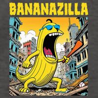 Bananazilla Banana Baseball Monster Bananas Vector Backpack