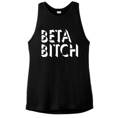 Beta Bitch Ladies PosiCharge Tri-Blend Wicking Tank