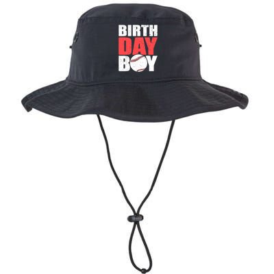 Birthday Boy Baseball Batter Catcher Pitcher Baseball Theme Legacy Cool Fit Booney Bucket Hat