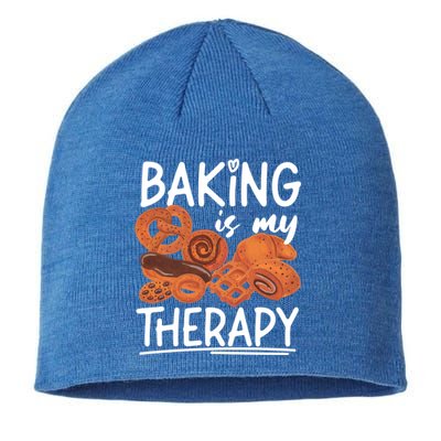 Bake Baking Bread Cookie Baking Is My Therapy Gift Sustainable Beanie