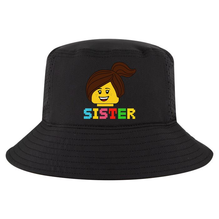 Building Bricks Blocks Sister Master Builder Family Matching Cool Comfort Performance Bucket Hat