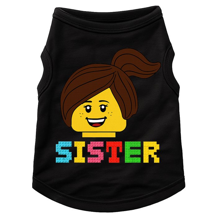 Building Bricks Blocks Sister Master Builder Family Matching Doggie Tank
