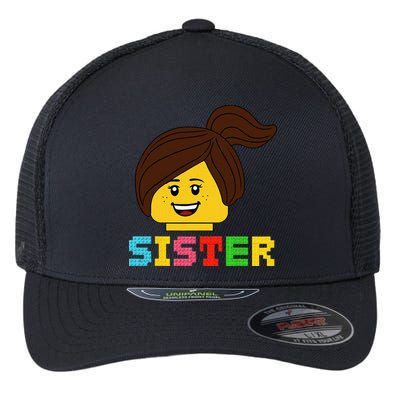 Building Bricks Blocks Sister Master Builder Family Matching Flexfit Unipanel Trucker Cap