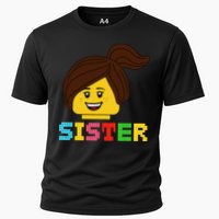 Building Bricks Blocks Sister Master Builder Family Matching Performance Shirt