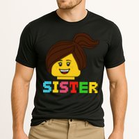 Building Bricks Blocks Sister Master Builder Family Matching Performance Shirt