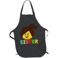 Building Bricks Blocks Sister Master Builder Family Matching Apron