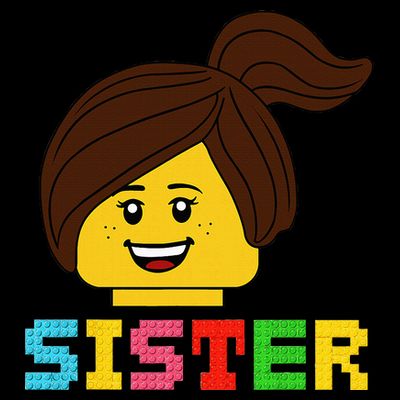 Building Bricks Blocks Sister Master Builder Family Matching T-Shirt