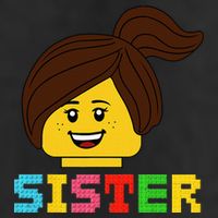 Building Bricks Blocks Sister Master Builder Family Matching Adult Drive Performance Visor