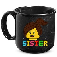 Building Bricks Blocks Sister Master Builder Family Matching 15oz Campfire Ceramic Mug