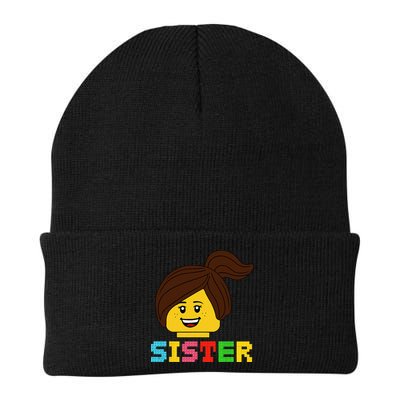 Building Bricks Blocks Sister Master Builder Family Matching Knit Cap Winter Beanie