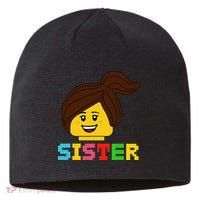 Building Bricks Blocks Sister Master Builder Family Matching Sustainable Beanie