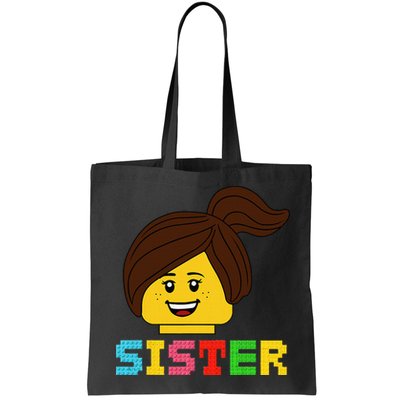 Building Bricks Blocks Sister Master Builder Family Matching Bag