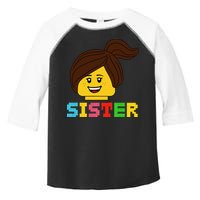 Building Bricks Blocks Sister Master Builder Family Matching Toddler Fine Jersey T-Shirt
