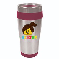 Building Bricks Blocks Sister Master Builder Family Matching 16oz Travel Tumbler