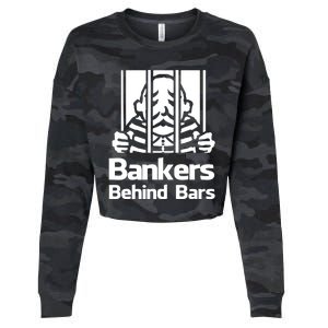 Bankers Behind Bars Bad For America Shitibank Were Felons Crooks Cropped Pullover Crew