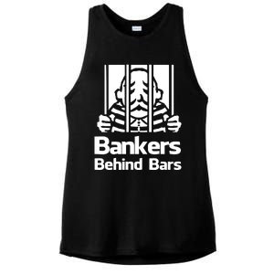 Bankers Behind Bars Bad For America Shitibank Were Felons Crooks Ladies PosiCharge Tri-Blend Wicking Tank