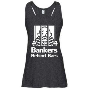 Bankers Behind Bars Bad For America Shitibank Were Felons Crooks Ladies Essential Flowy Tank