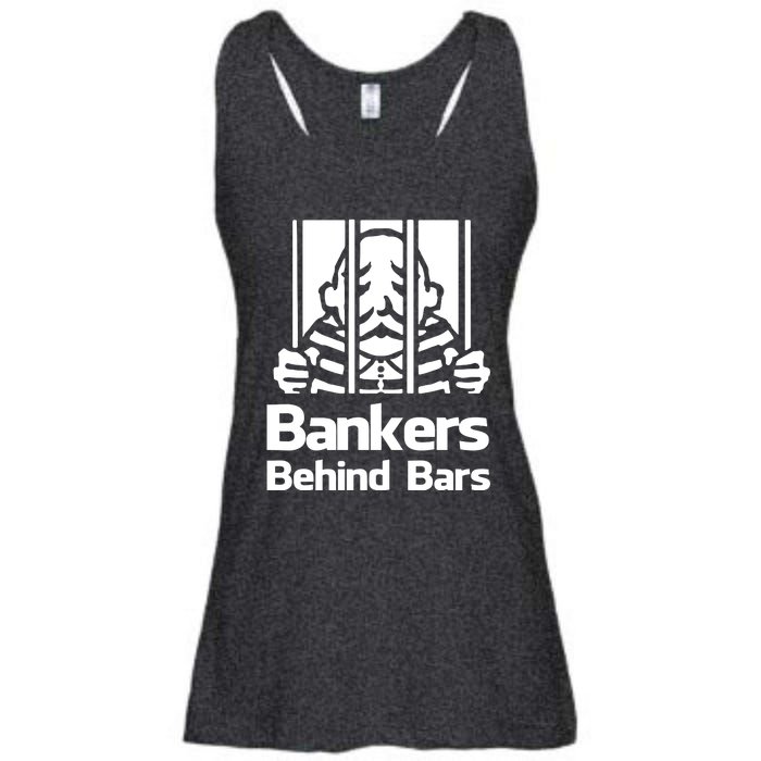 Bankers Behind Bars Bad For America Shitibank Were Felons Crooks Ladies Essential Flowy Tank