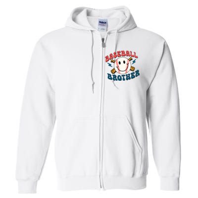 Baseball Brother Full Zip Hoodie