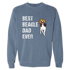 Beagle Best Beagle Dad Ever Garment-Dyed Sweatshirt