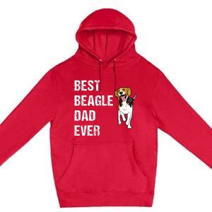 Beagle Best Beagle Dad Ever Premium Pullover Hoodie