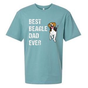 Beagle Best Beagle Dad Ever Sueded Cloud Jersey T-Shirt