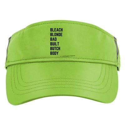 Bleach Blond Bad Built Butch Body Adult Drive Performance Visor