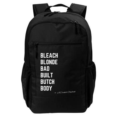Bleach Blond Bad Built Butch Body Daily Commute Backpack