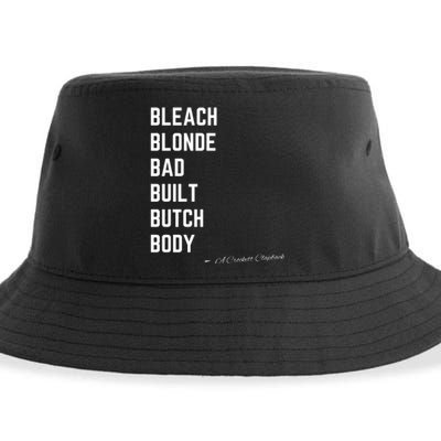 Bleach Blond Bad Built Butch Body Sustainable Bucket Hat