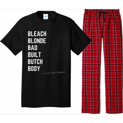 Bleach Blond Bad Built Butch Body Pajama Set