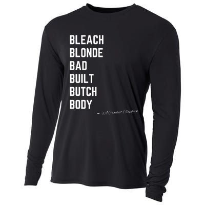 Bleach Blond Bad Built Butch Body Cooling Performance Long Sleeve Crew