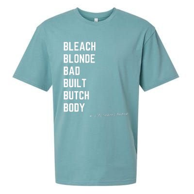 Bleach Blond Bad Built Butch Body Sueded Cloud Jersey T-Shirt