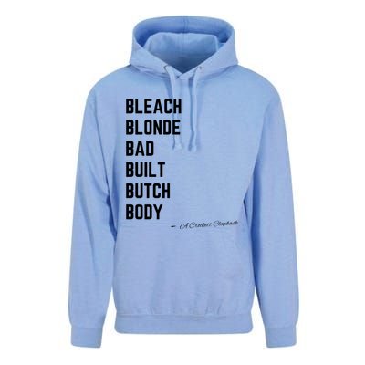 Bleach Blond Bad Built Butch Body Unisex Surf Hoodie