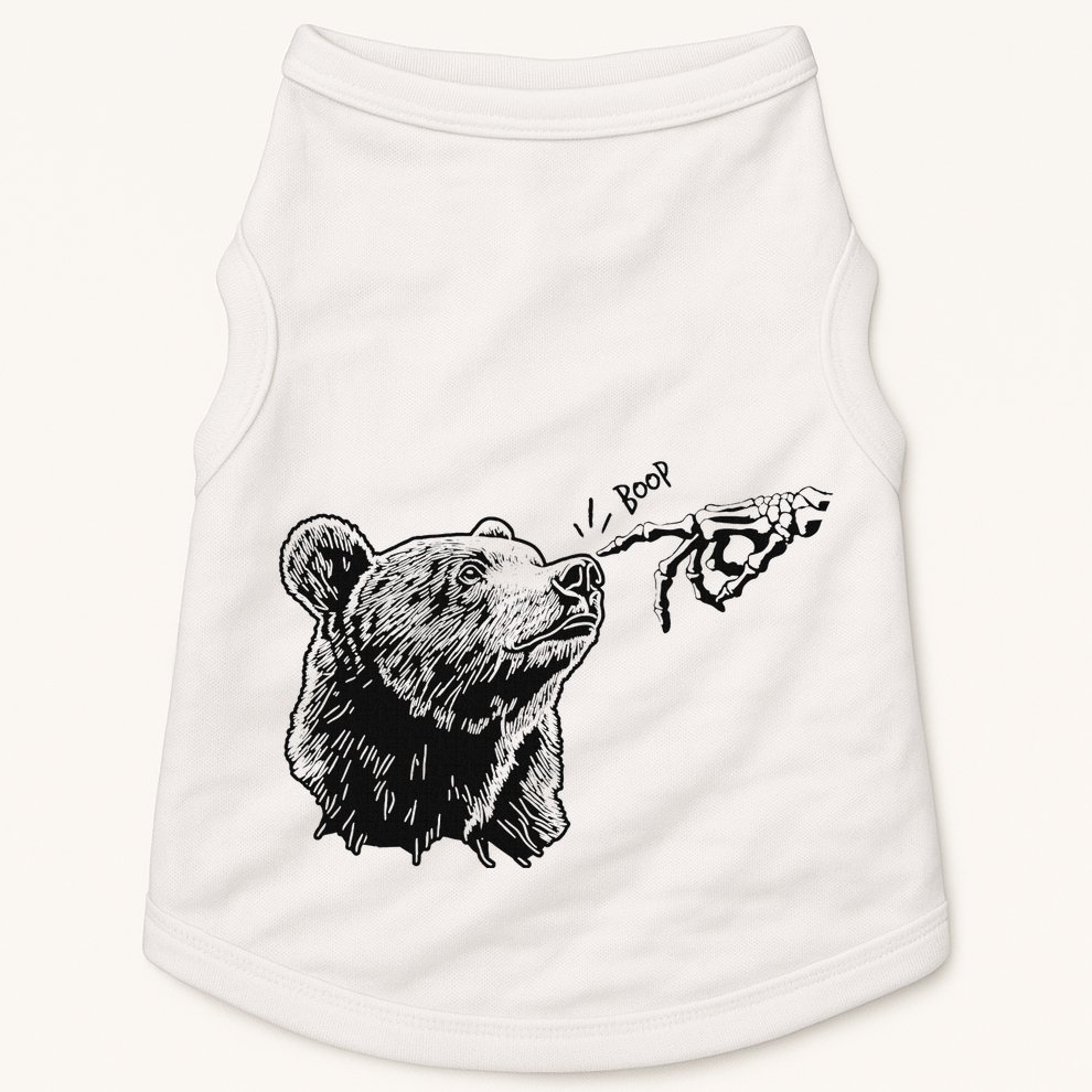 Boop Bear Black Grizzly Bears Cool Park Doggie Tank