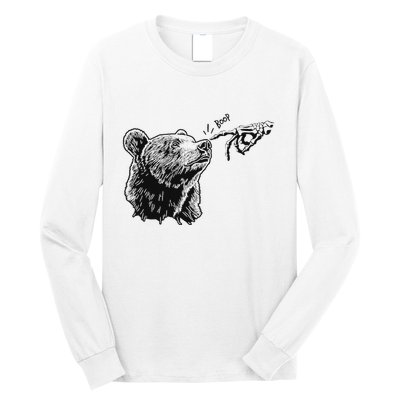 Boop Bear Black Grizzly Bears Cool Park Long Sleeve Shirt