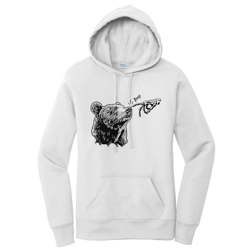 Boop Bear Black Grizzly Bears Cool Park Women's Pullover Hoodie