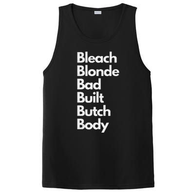 Bleach Blonde Bad Built Butch Body PosiCharge Competitor Tank