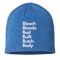 Bleach Blonde Bad Built Butch Body Sustainable Beanie