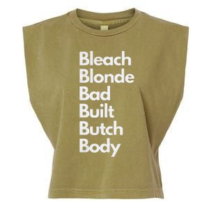 Bleach Blonde Bad Built Butch Body Garment-Dyed Women's Muscle Tee